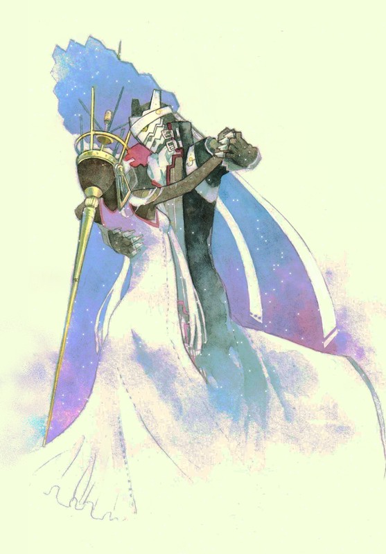 izanagi and himiko (persona and 1 more) drawn by honnomusi323