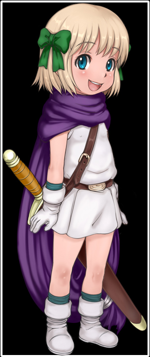 hero's daughter (dragon quest and 1 more) drawn by e10