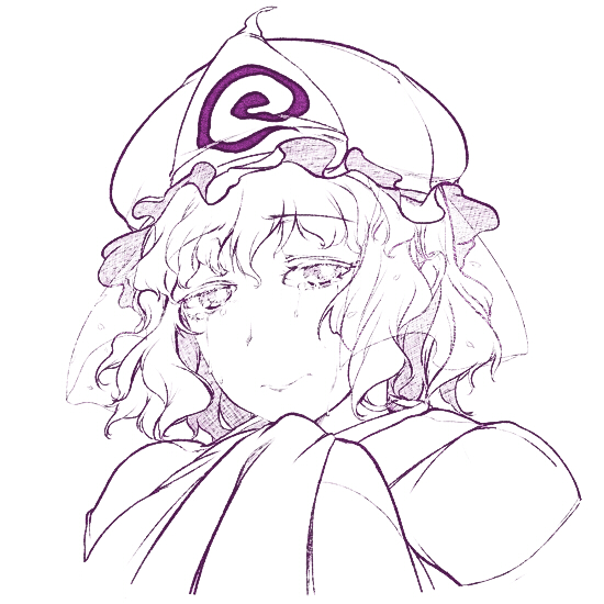 saigyouji yuyuko (touhou) drawn by hi_you_(flying_bear)
