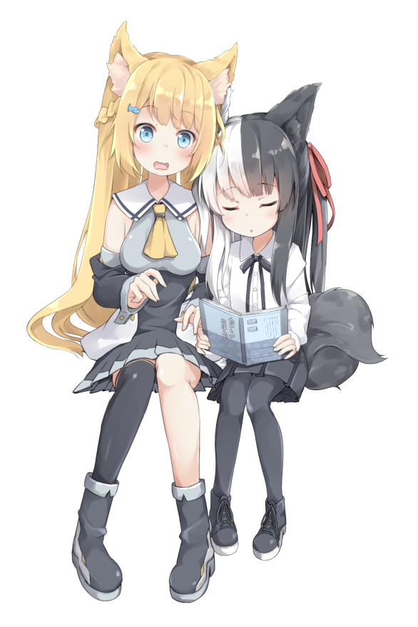 alice mana and hanazono serena (paryi project) drawn by pirason