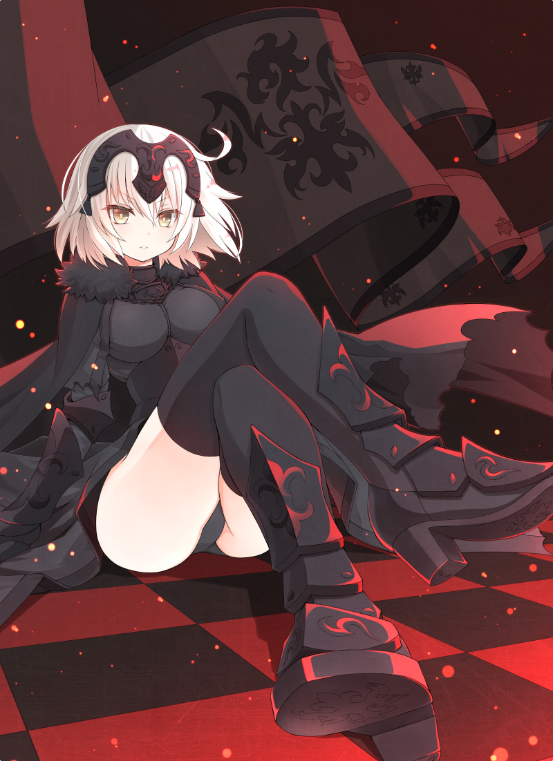 jeanne d'arc alter (fate and 1 more) drawn by nejikirio