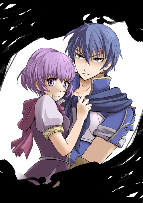 katarina and male kris (fire emblem and 1 more) drawn by mizss