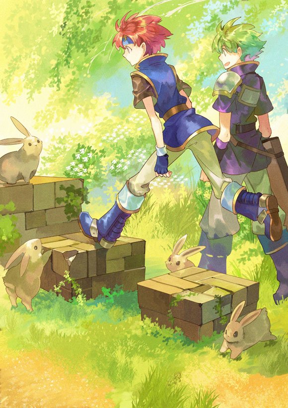 roy and wolt (fire emblem and 1 more) drawn by noki_(affabile)