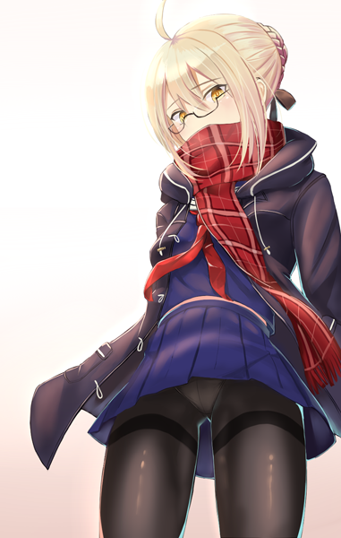 artoria pendragon and mysterious heroine x alter (fate and 1 more) drawn by i.f.s.f