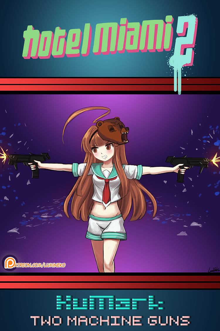 kuma and mark (kantai collection and 2 more) drawn by lumineko