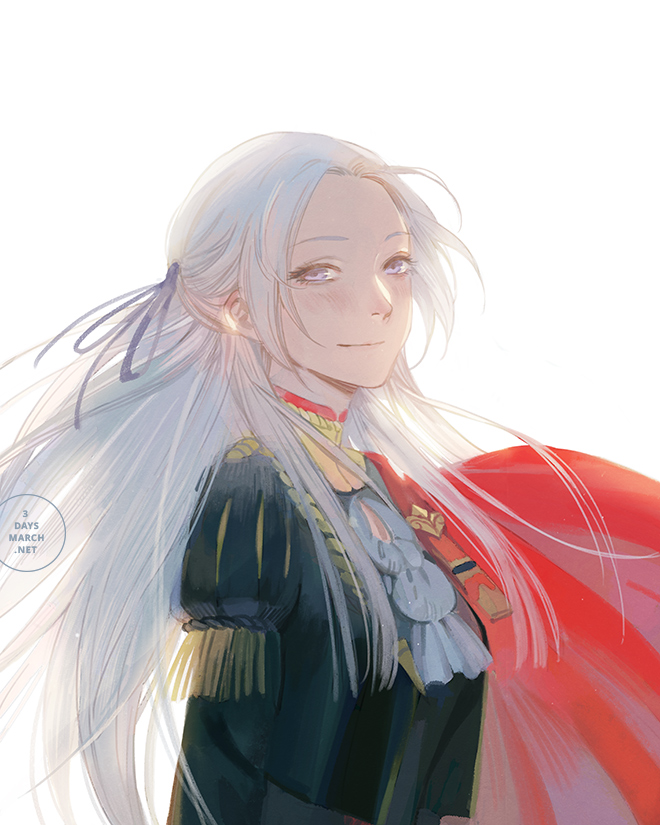 edelgard von hresvelg (fire emblem and 1 more) drawn by loika