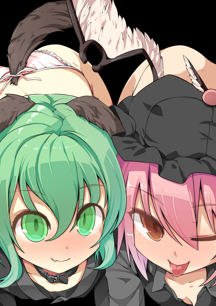 mystia lorelei and kasodani kyouko (touhou) drawn by shamo_(koumakantv)