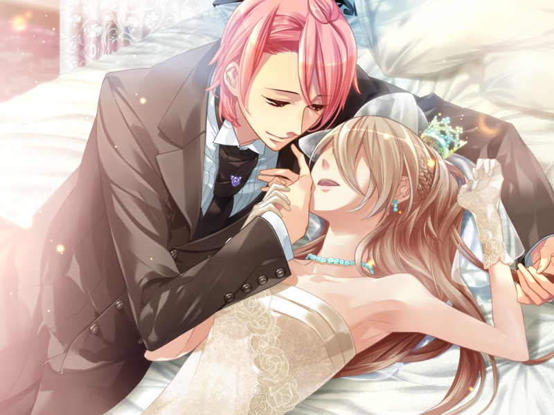 yahisa tsukiko and aozora hayato (starry sky) drawn by kazuaki