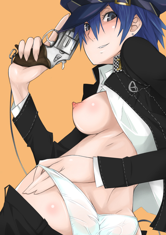 shirogane naoto (persona and 1 more) drawn by ghost-q
