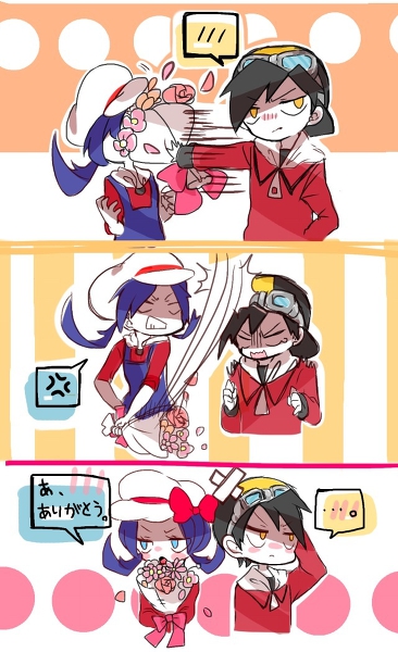 ethan and kris (pokemon and 1 more) drawn by repikinoko