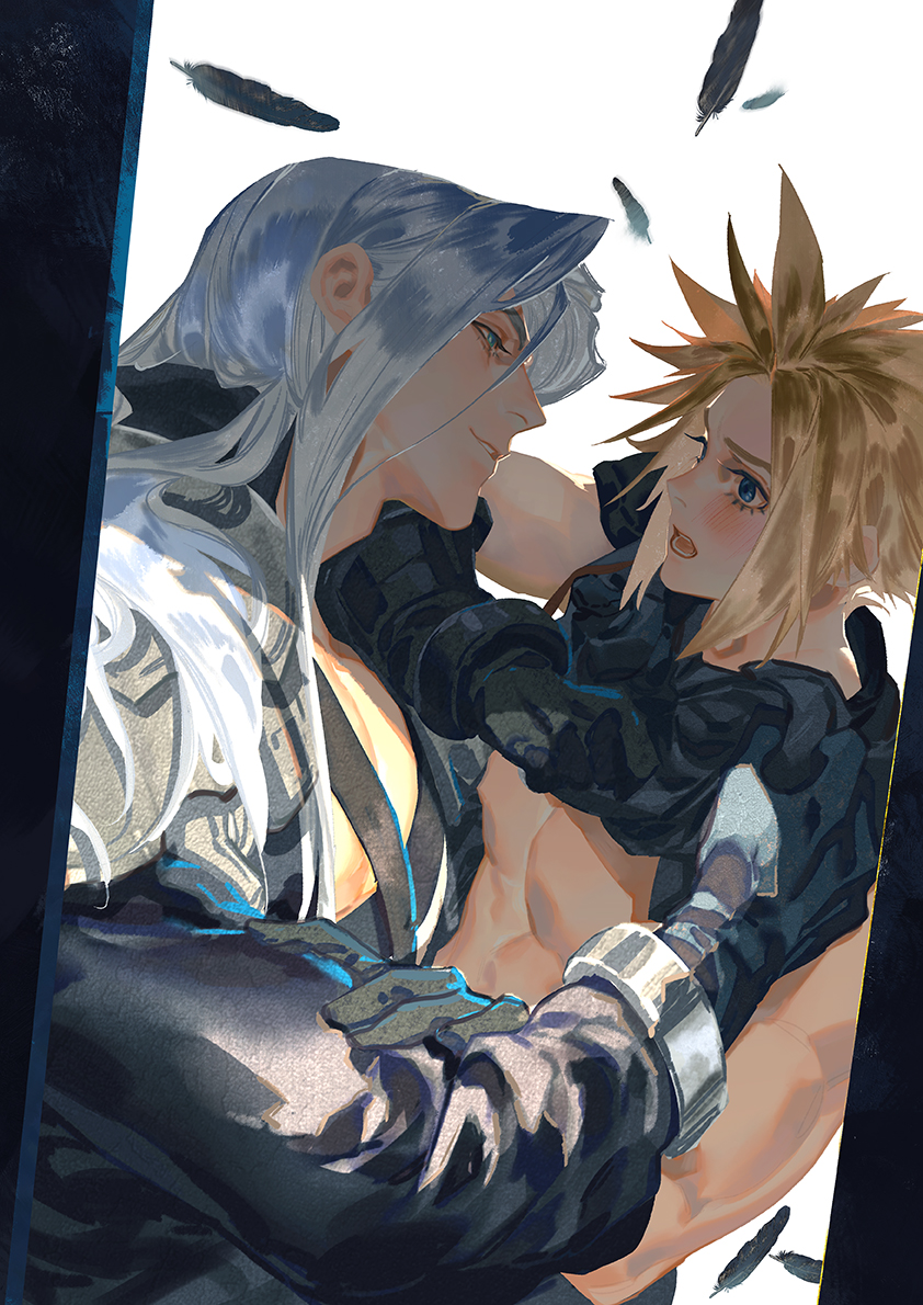 cloud strife and sephiroth (final fantasy and 1 more) drawn by uhsjfbnzw96p6rz