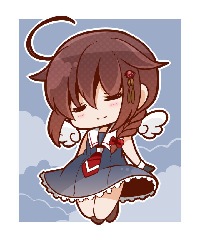 shigure and shigure kai ni (kantai collection) drawn by bloom2425