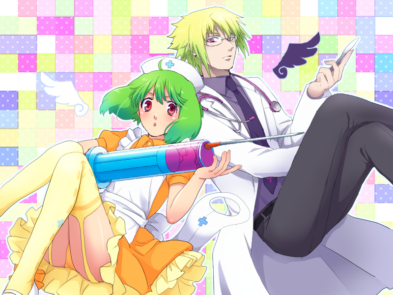 ranka lee and brera sterne (macross and 1 more) drawn by cero_(cerocero)