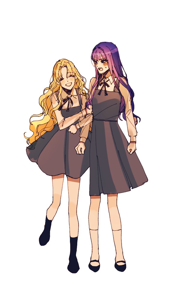 medea solon and psyche callista (your throne) drawn by eddiering