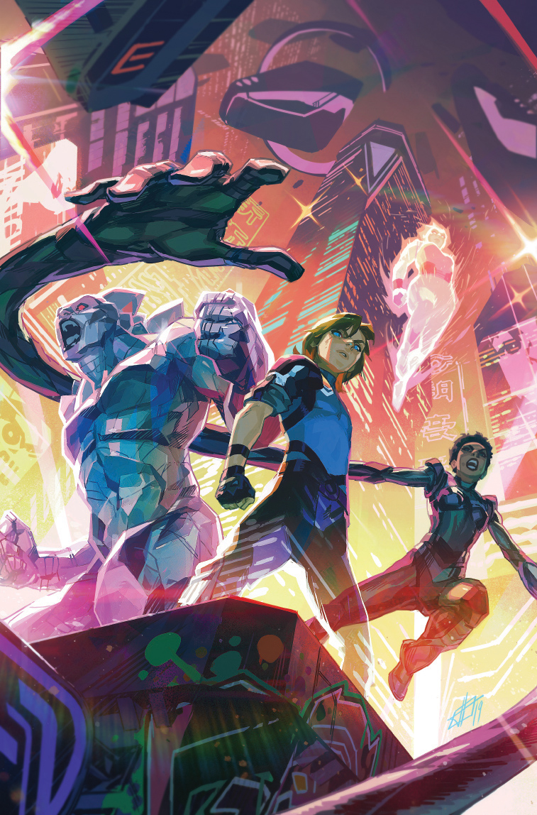sian cortez, invisible boy, bela cortez, and andie mugh (marvel and 1 more) drawn by toni_infante