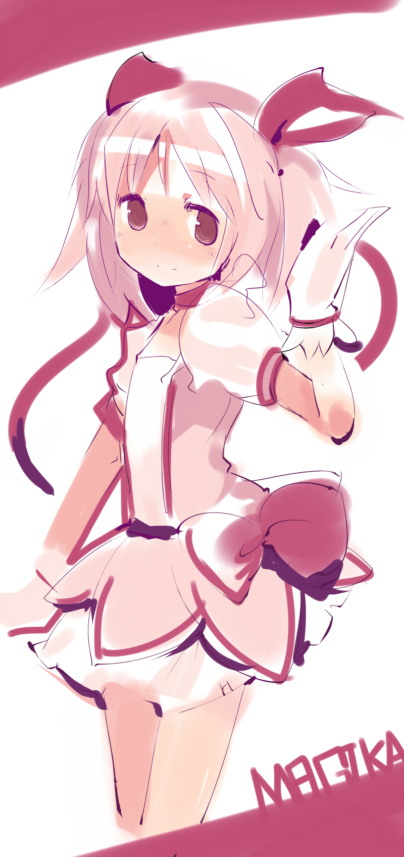 kaname madoka (mahou shoujo madoka magica) drawn by fuukadia_(narcolepsy)