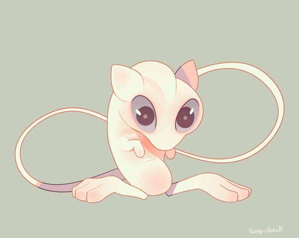 mew (pokemon and 1 more) drawn by sony-shock