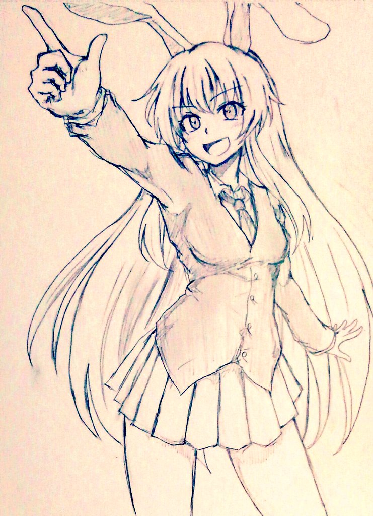 reisen udongein inaba (touhou) drawn by d-m_(dii_emu)