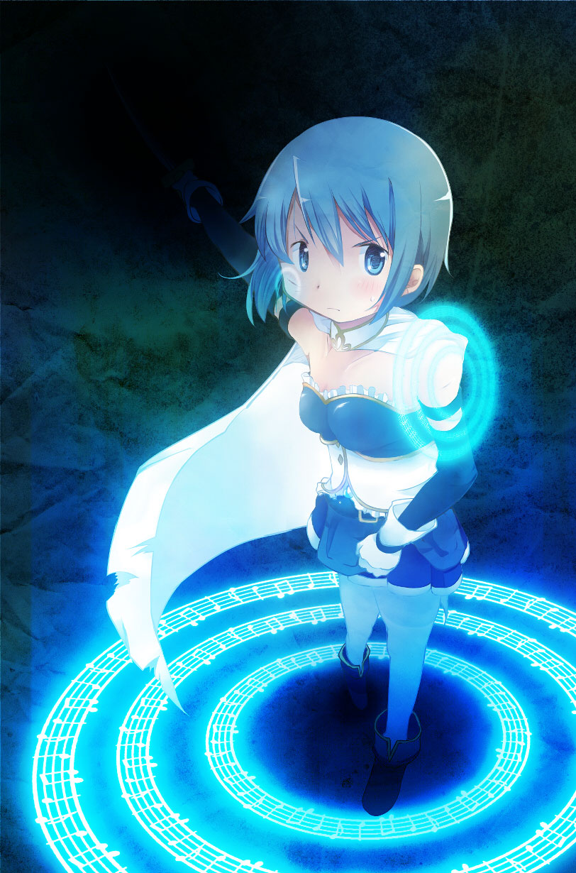 miki sayaka (mahou shoujo madoka magica) drawn by kirikuchi_riku