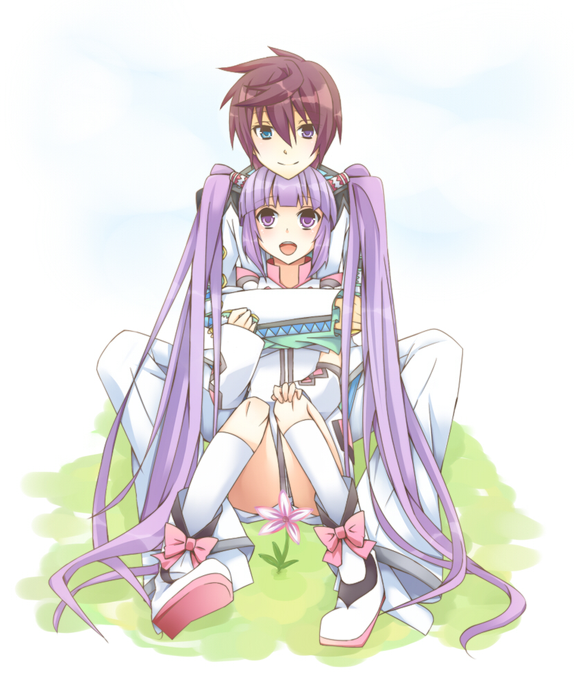 sophie and asbel lhant (tales of and 1 more) drawn by k_lemon