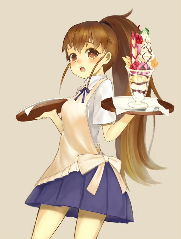 taneshima popura (working!!) drawn by atage