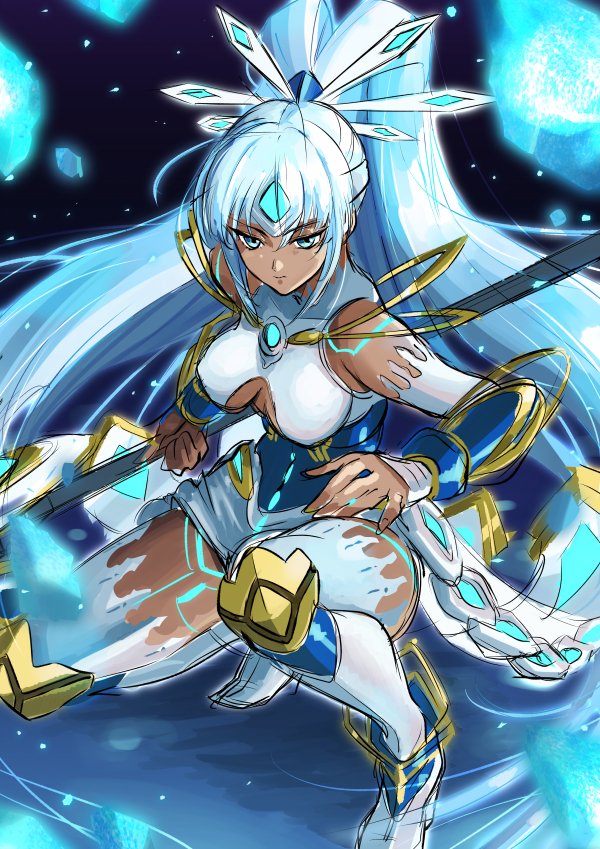 perun (xenoblade chronicles and 1 more) drawn by yuuuun0218