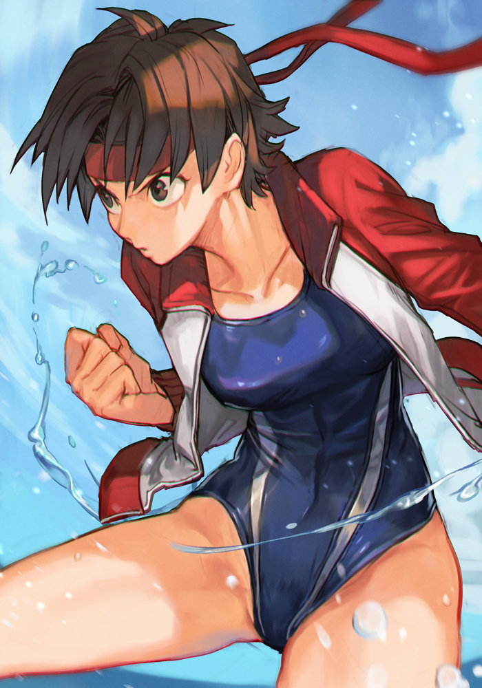 kasugano sakura (street fighter and 1 more) drawn by hungry_clicker