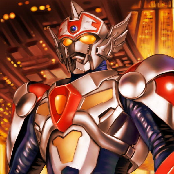 gridman sigma (denkou choujin gridman and 1 more) drawn by yusao