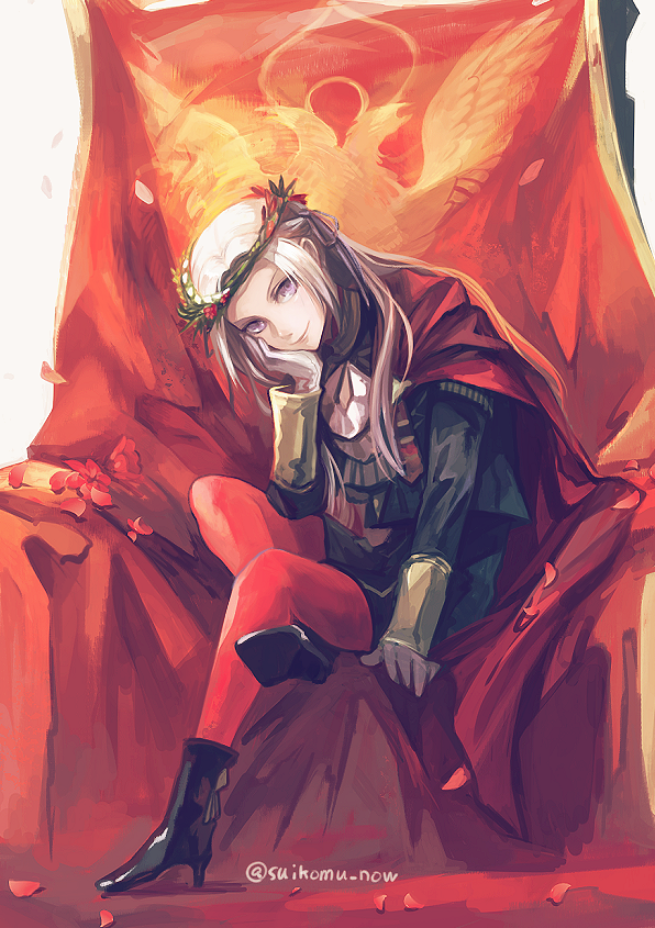 edelgard von hresvelg (fire emblem and 1 more) drawn by suikomu_now