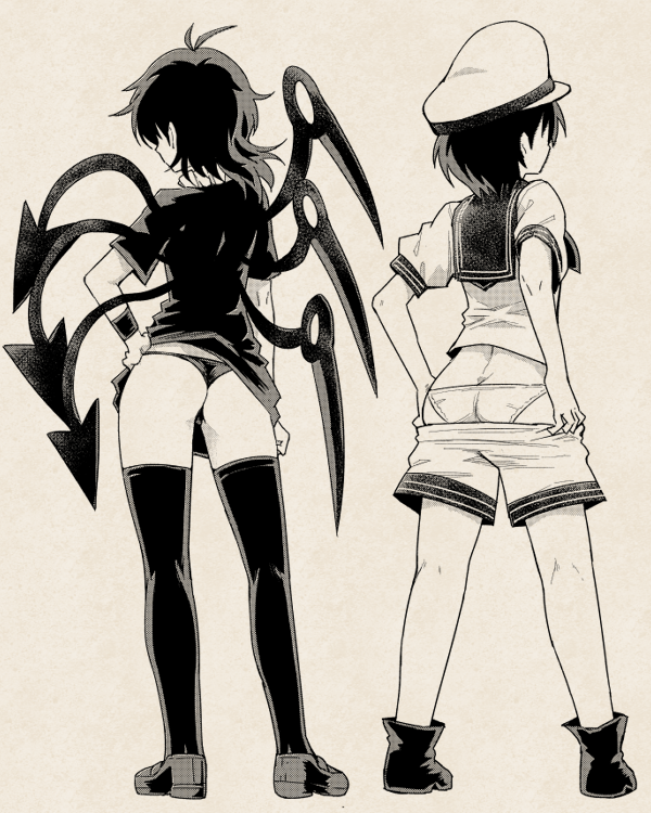 houjuu nue and murasa minamitsu (touhou) drawn by urin
