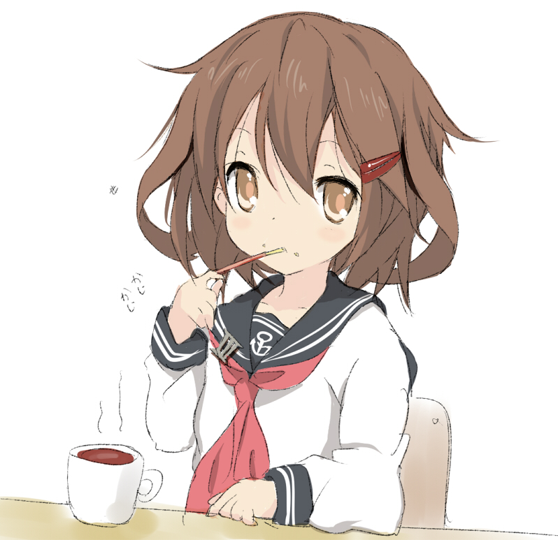 ikazuchi (kantai collection) drawn by core_(mayomayo)