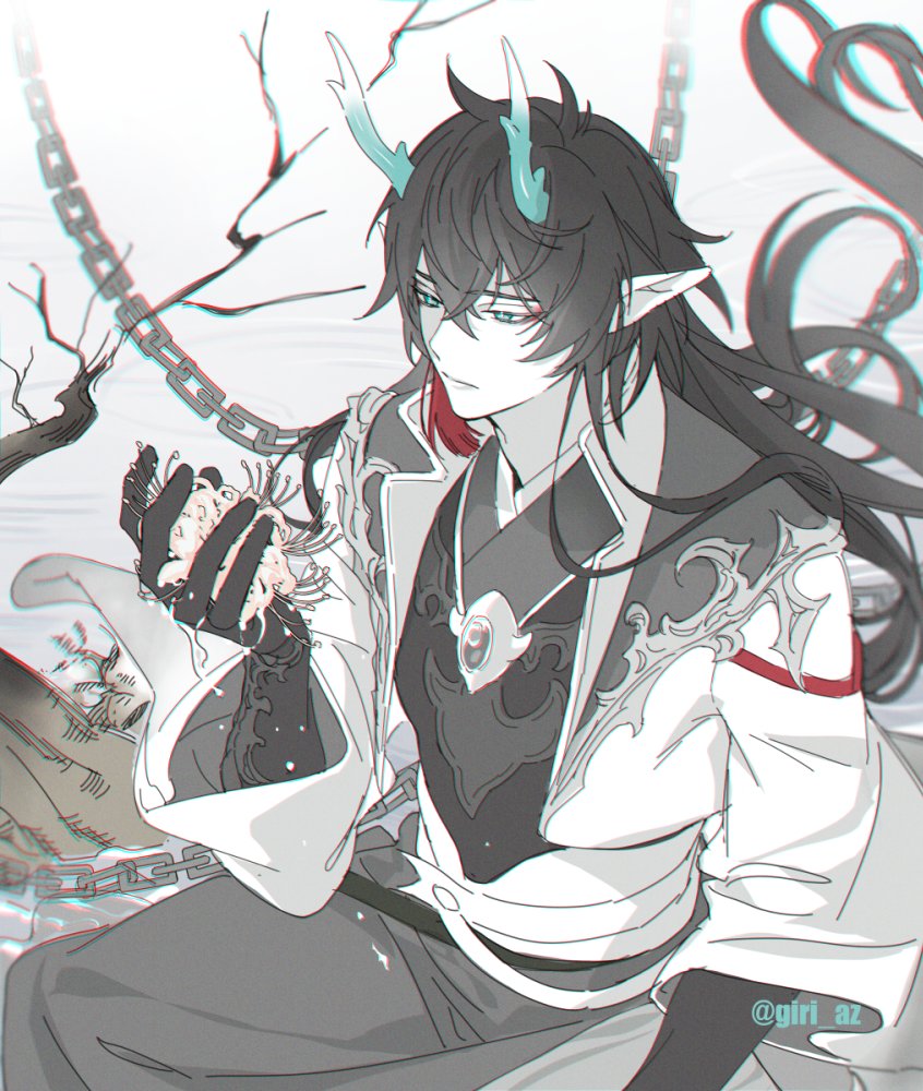 dan heng and dan feng (honkai and 1 more) drawn by gr_giri