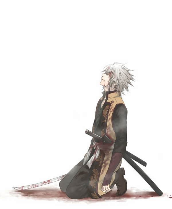okita souji (hakuouki shinsengumi kitan) drawn by minato_(robin)