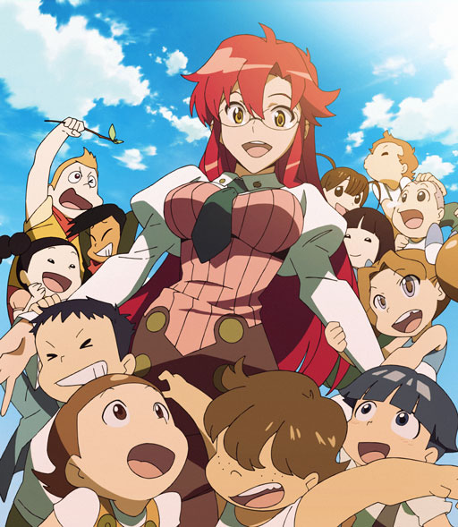 yoko littner, yomako, nakim, and maosha (tengen toppa gurren lagann)