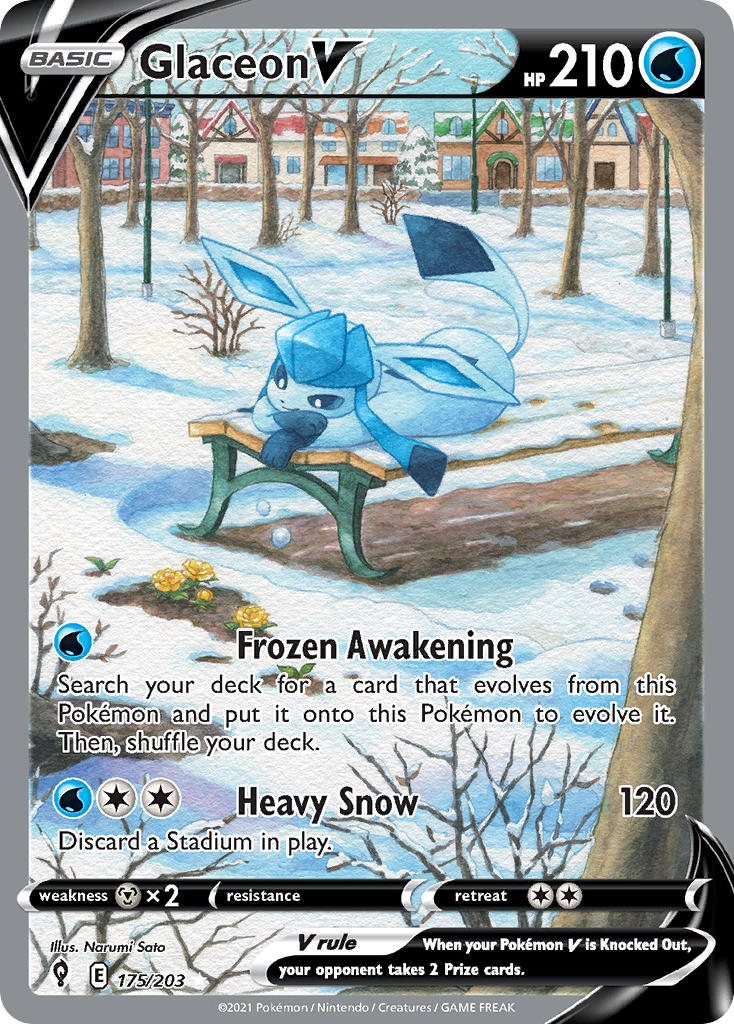 glaceon (pokemon and 1 more) drawn by satou_narumi