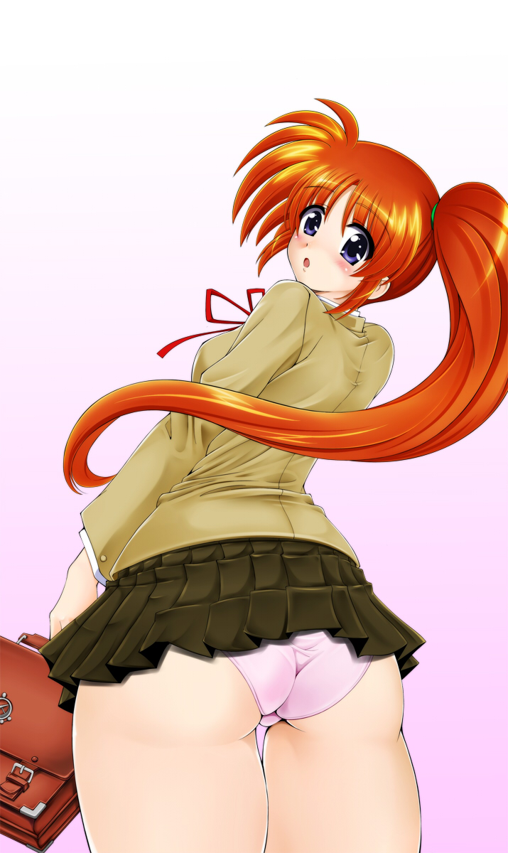 takamachi nanoha (lyrical nanoha and 2 more) drawn by island_(kossori)