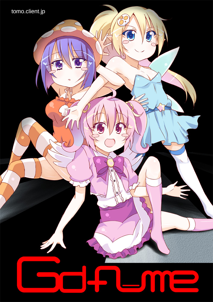 pikupiku, shirushiru, and korokoro (gdgd fairies) drawn by kitahara_tomoe_(kitahara_koubou)