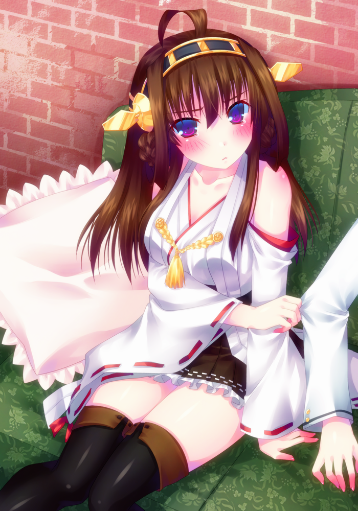 kongou (kantai collection) drawn by door_to_heaven