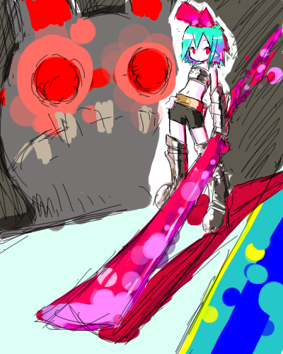 pleinair and usagi-san (original and 1 more) drawn by anonymous_(japanese)