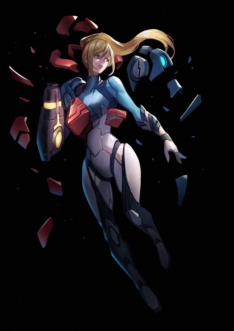 samus aran (metroid and 1 more) drawn by phamoz