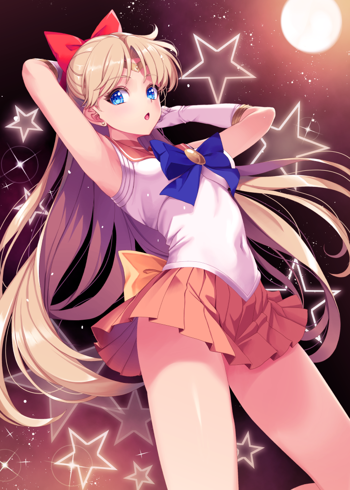 aino minako and sailor venus (bishoujo senshi sailor moon) drawn by kirishima_satoshi