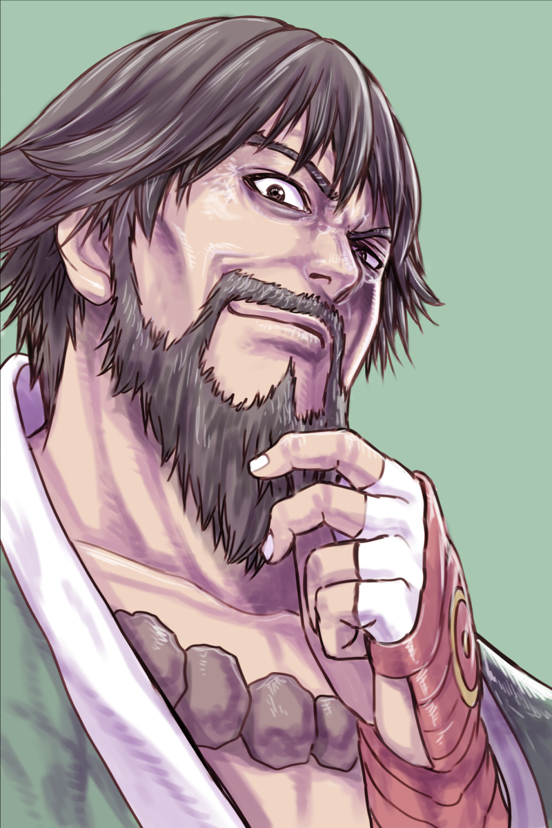kusanagi saishu (the king of fighters) drawn by aoki_masahiko