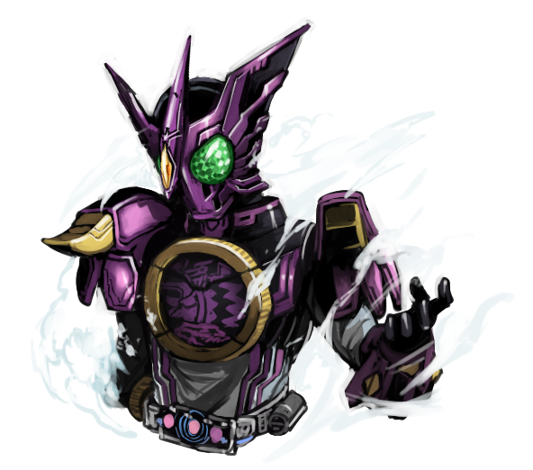 kamen rider ooo and putotyra (kamen rider and 1 more) drawn by takane_(lovehatsune)