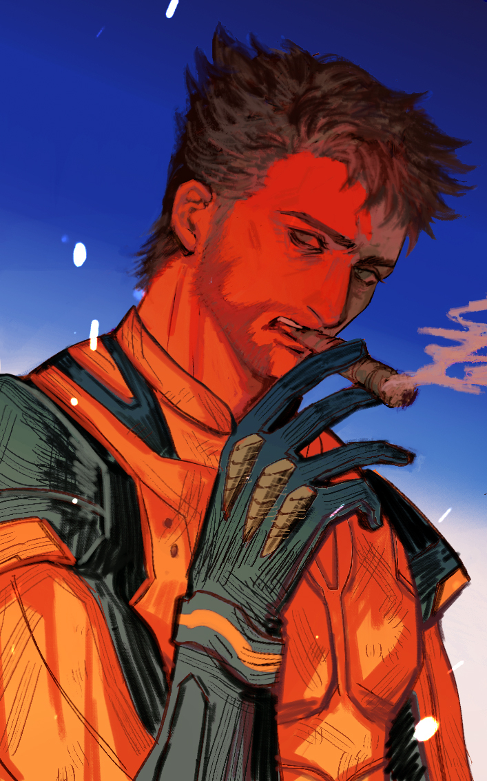 wolverine (marvel and 4 more) drawn by amuii