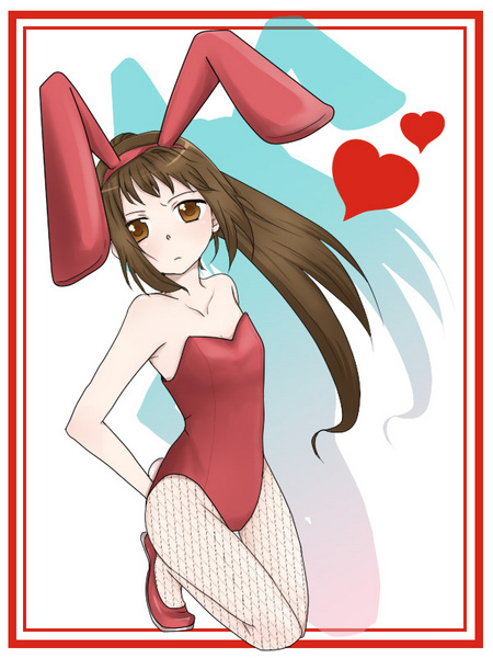 kyonko (suzumiya haruhi no yuuutsu) drawn by piko_(witch_crown)