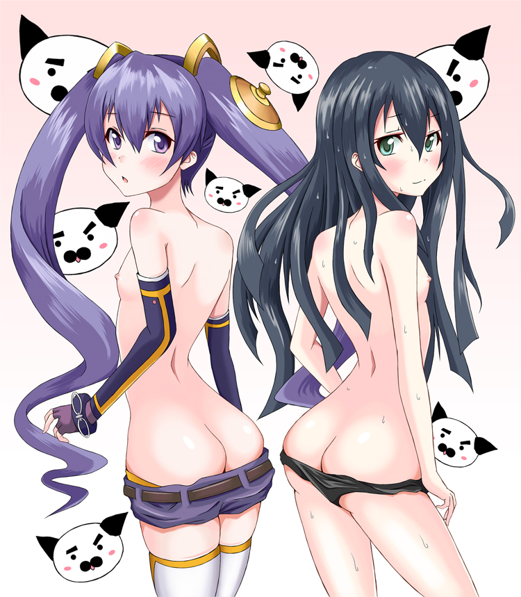 cocona vatel and soma (ar tonelico and 1 more) drawn by amamiya_akira