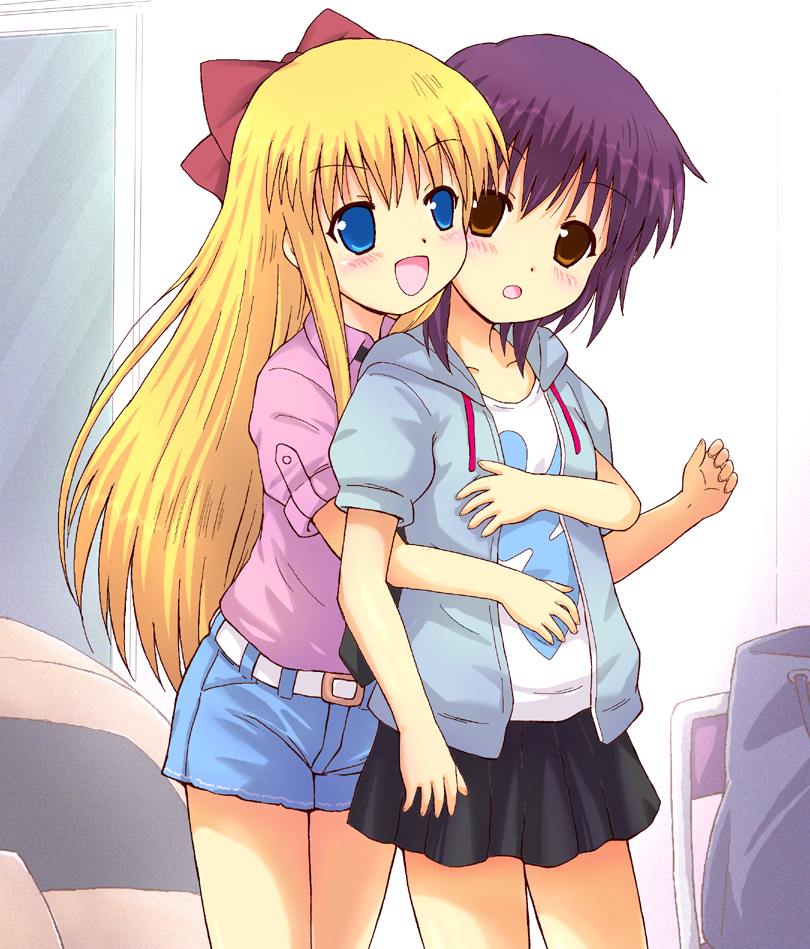 toshinou kyouko and funami yui (yuruyuri) drawn by haikuro