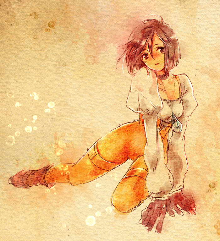 garnet til alexandros xvii (final fantasy and 1 more) drawn by takanamushi
