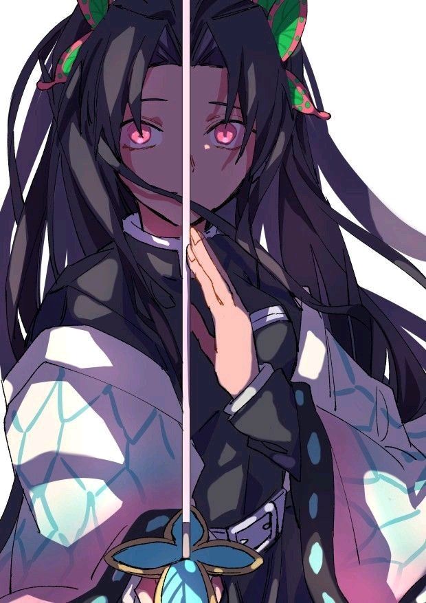 kochou kanae (kimetsu no yaiba) drawn by shirone_(shiromame-0111)