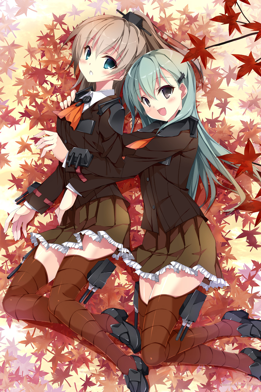 suzuya and kumano (kantai collection) drawn by kobayashi_chisato